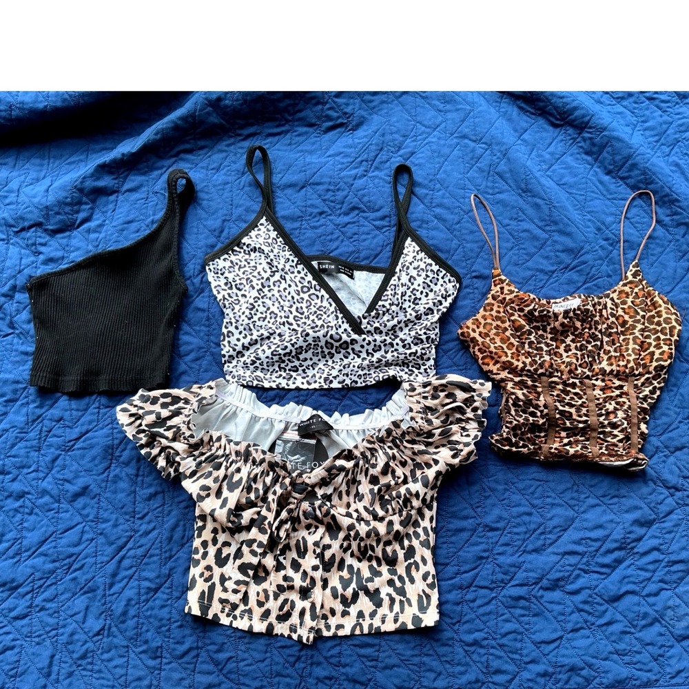 Animal Print Leopard Summer Crop Top Bundle Women's
Sexy XS/S Mixed excellent cn